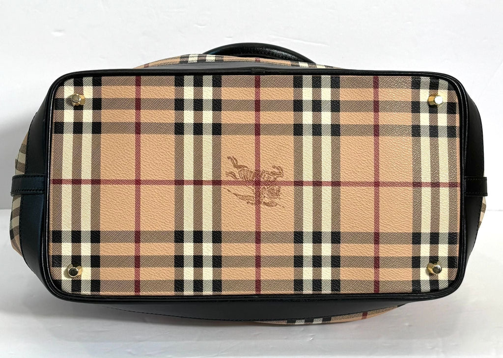 BURBERRY HAYMARKET CHECK GOLDERTON BAG