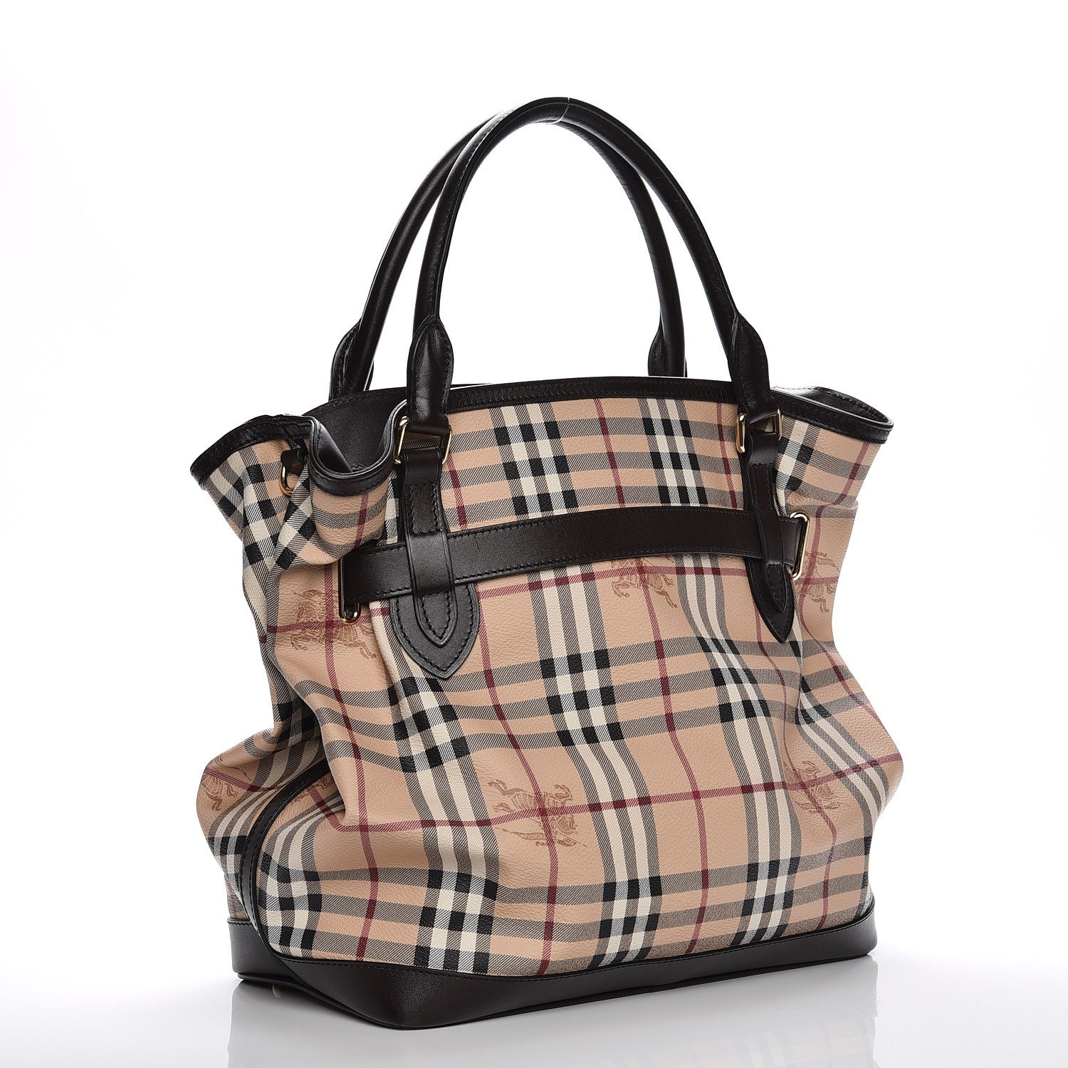 BURBERRY HAYMARKET CHECK GOLDERTON BAG