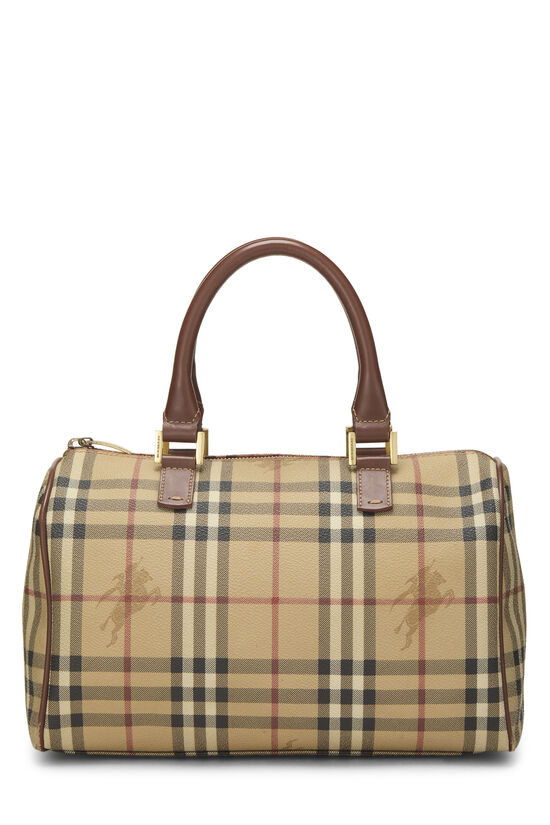 BURBERRY CHECK BOWLER BAG