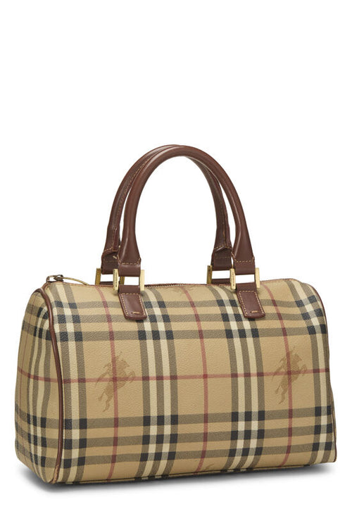 BURBERRY CHECK BOWLER BAG