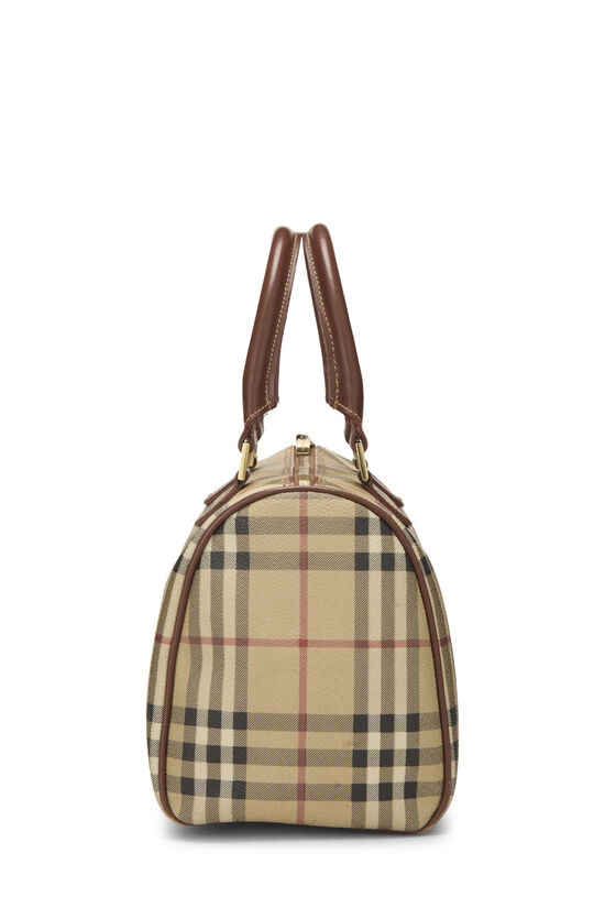 BURBERRY CHECK BOWLER BAG