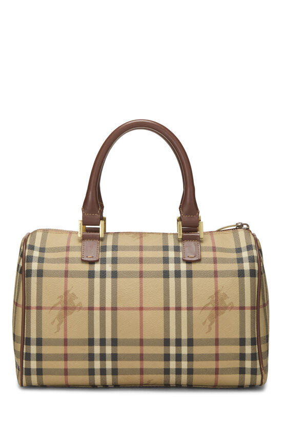 BURBERRY CHECK BOWLER BAG