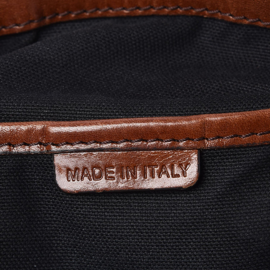 BURBERRY HOUSE CHECK BRIDLE GLADSTONE BAG