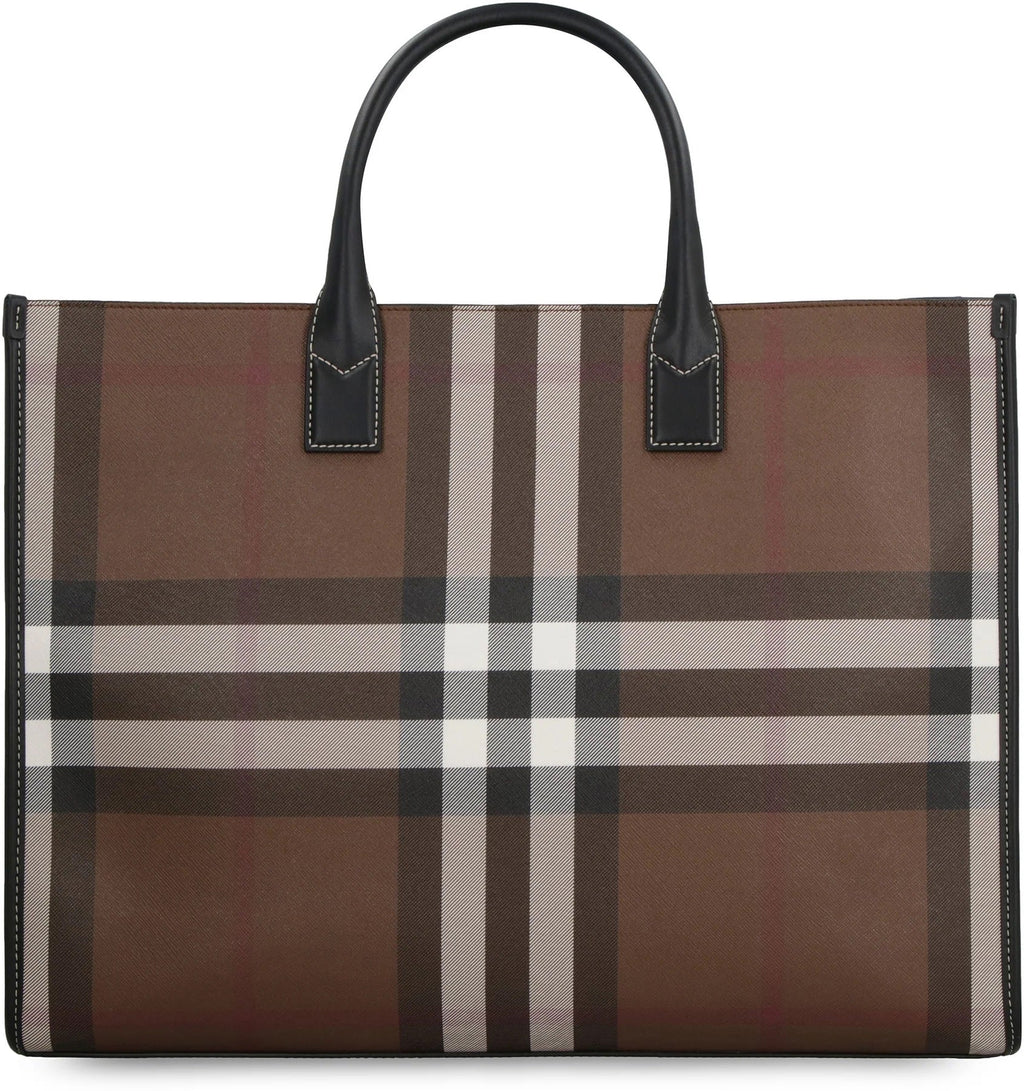 BURBERRY HOUSE CHECK DENNY CHECK TOTE