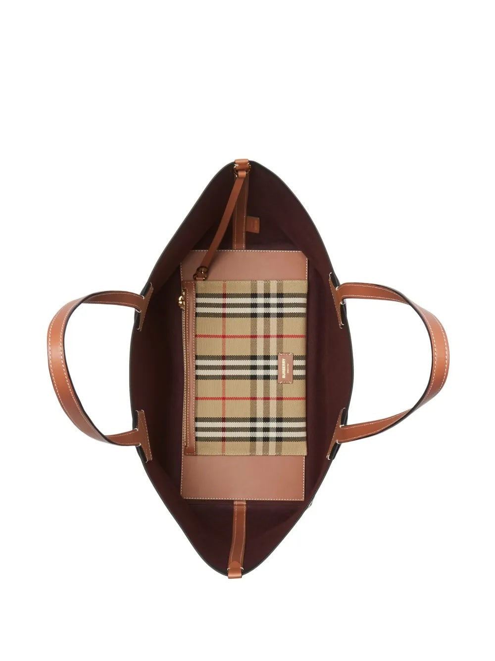 BURBERRY LONDON CHECK TOTE BAG