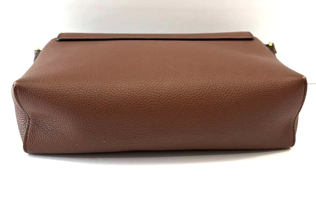 BURBERRY NOTE NOVA CHECK GRAINED CALFSKIN CROSSBODY BAG