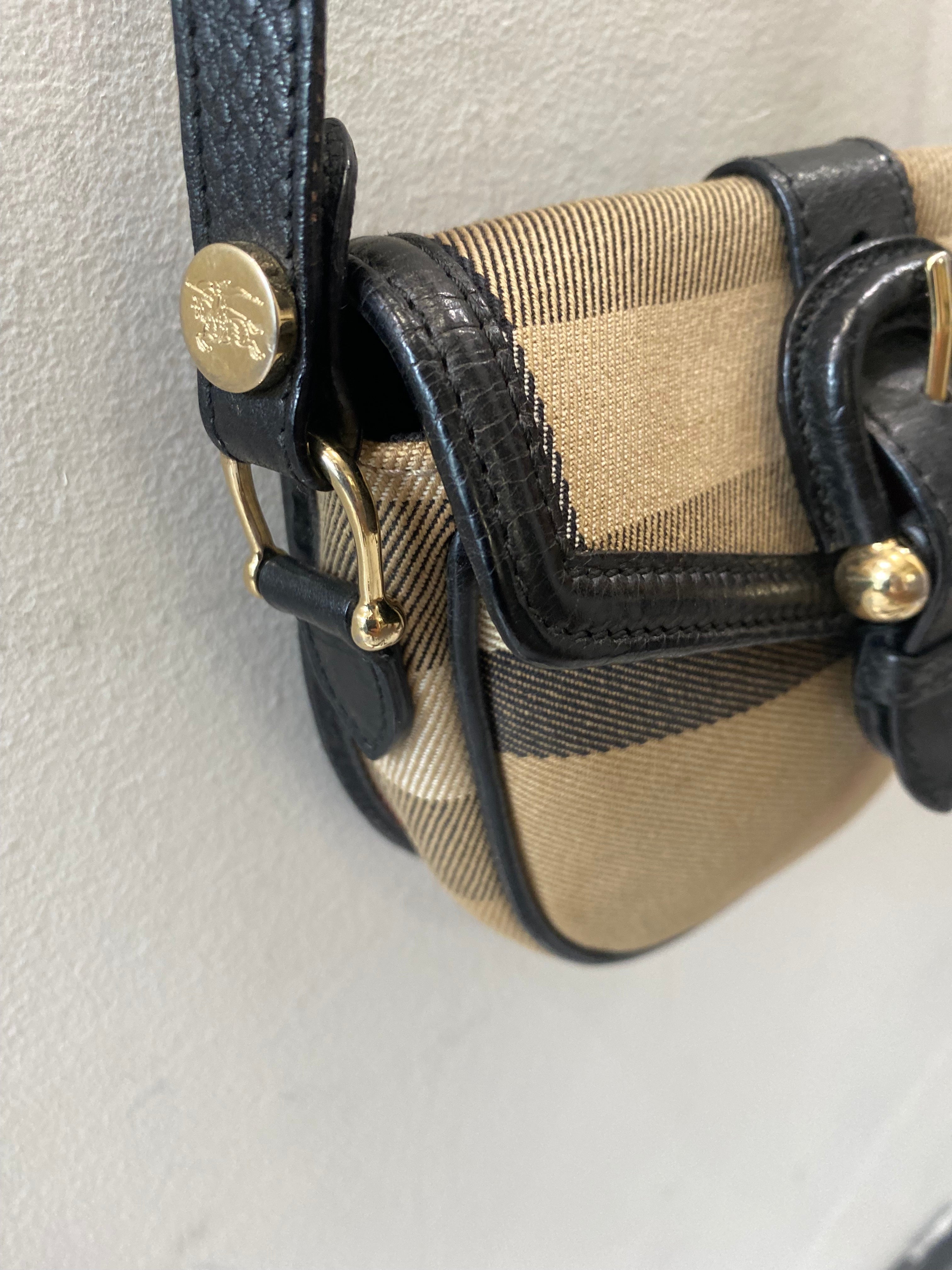BURBERRY NOVA CHECK MINI CROSSBODY BAG