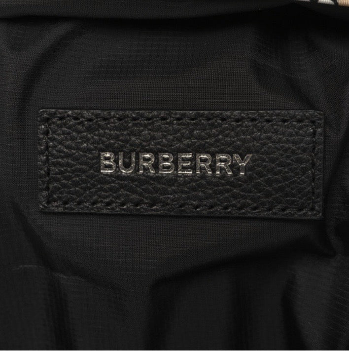 BURBERRY NYLON MONOGRAM CONVERTIBLE VERMILION BUM/ BACKPACK