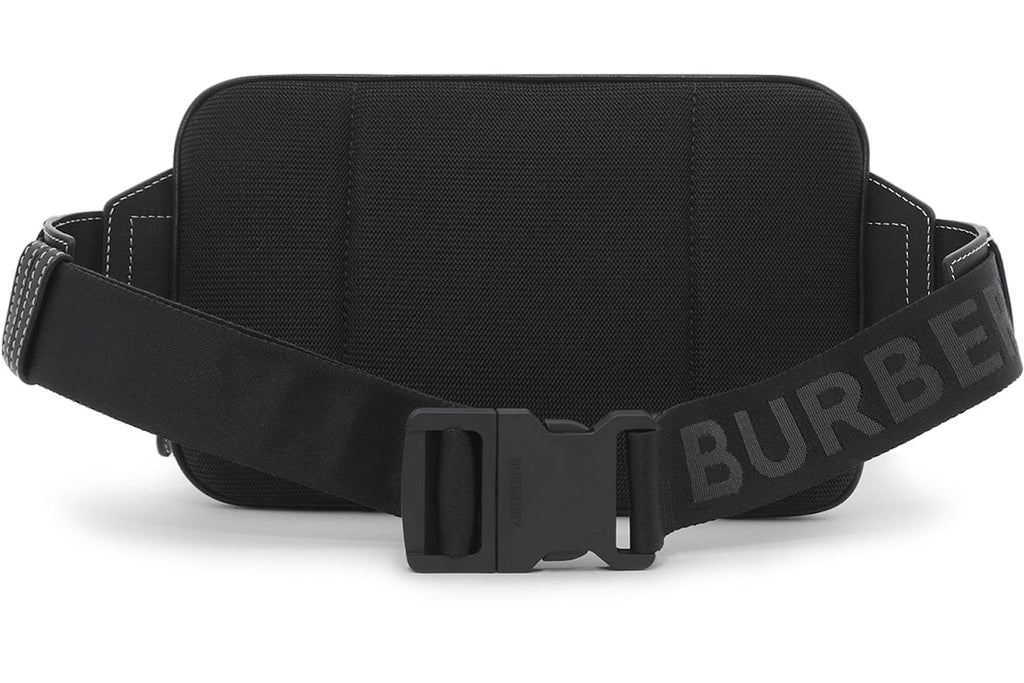 BURBERRY WEST CHECK CANVAS BELT BAG IN BIRCH BROWN