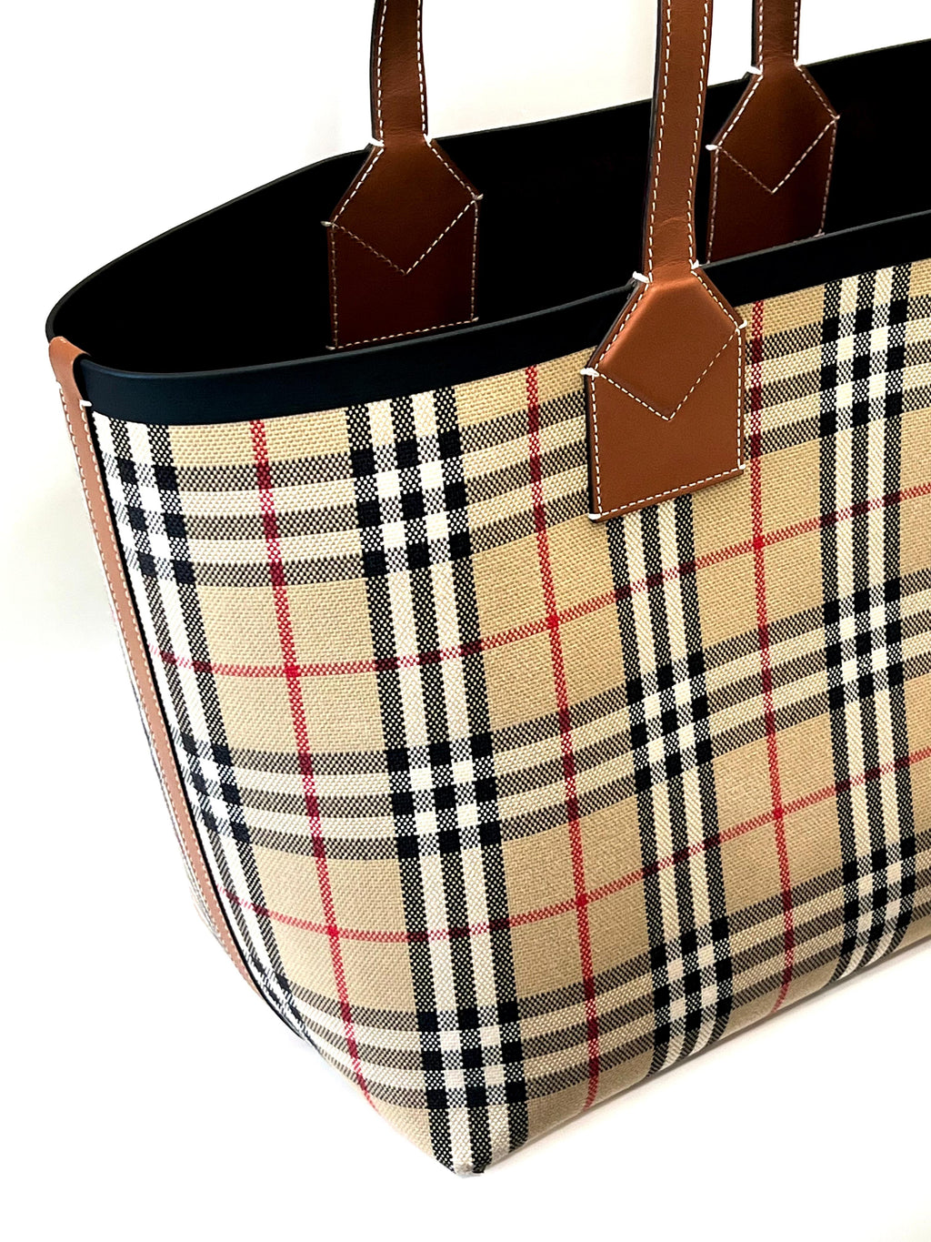 BURBERRY LONDON CHECK TOTE BAG