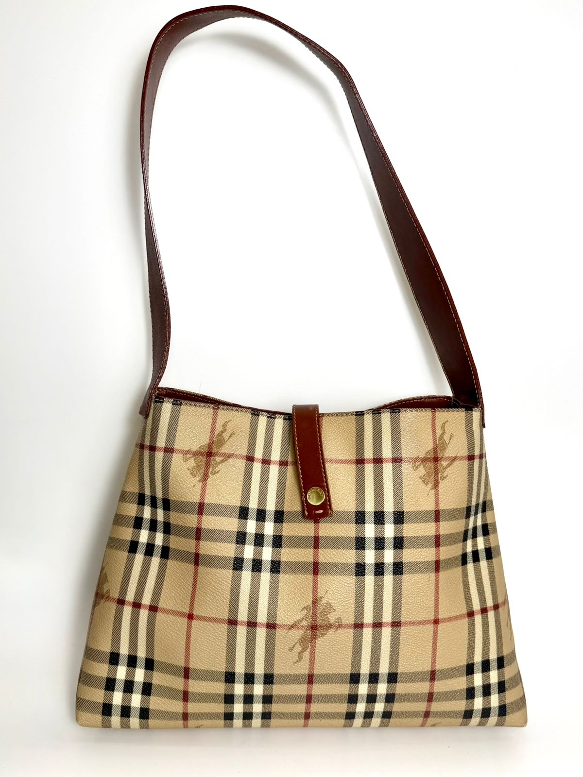 BURBERRY NOVA CHECK SHOULDER BAG