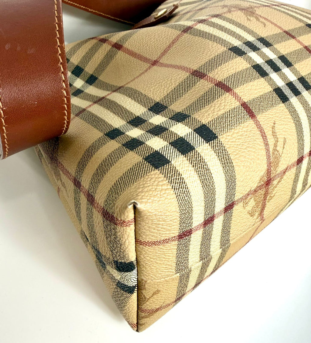 BURBERRY NOVA CHECK SHOULDER BAG