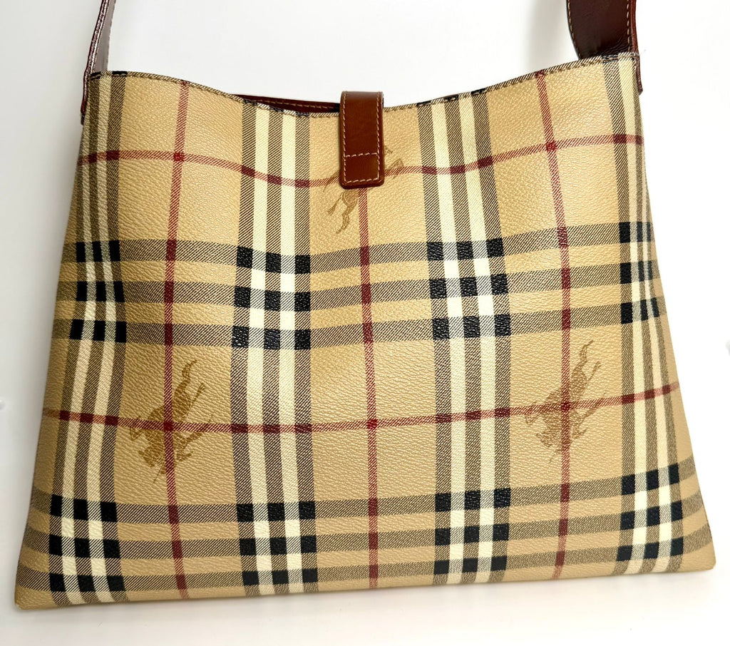BURBERRY NOVA CHECK SHOULDER BAG