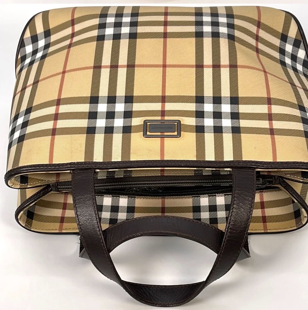 BURBERRY NOVA CHECK TOTE BAG