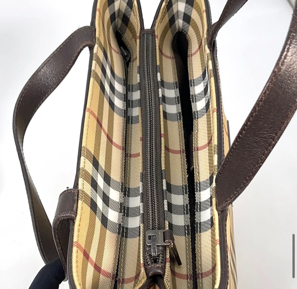 BURBERRY NOVA CHECK TOTE BAG