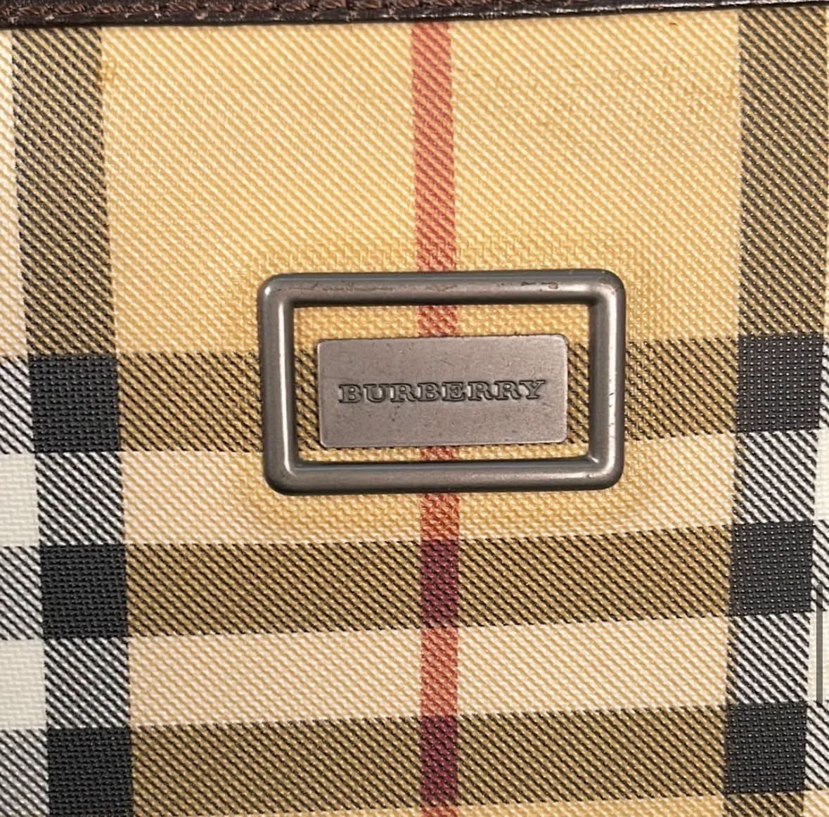 BURBERRY NOVA CHECK TOTE BAG