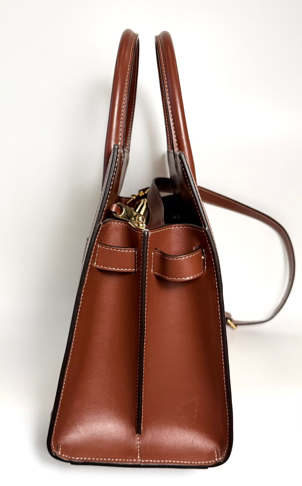 BURBERRY TITLE CHECK TOTE BAG