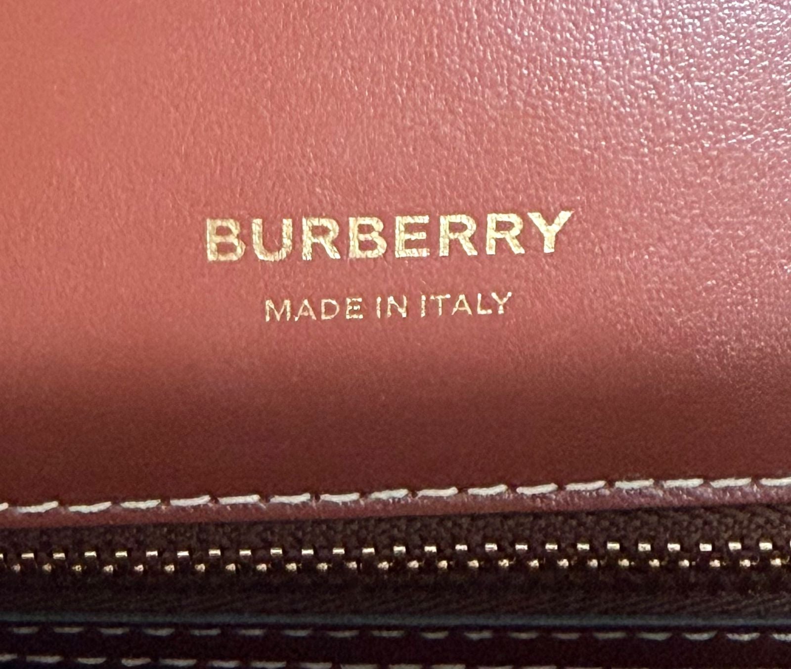 BURBERRY TITLE CHECK TOTE BAG