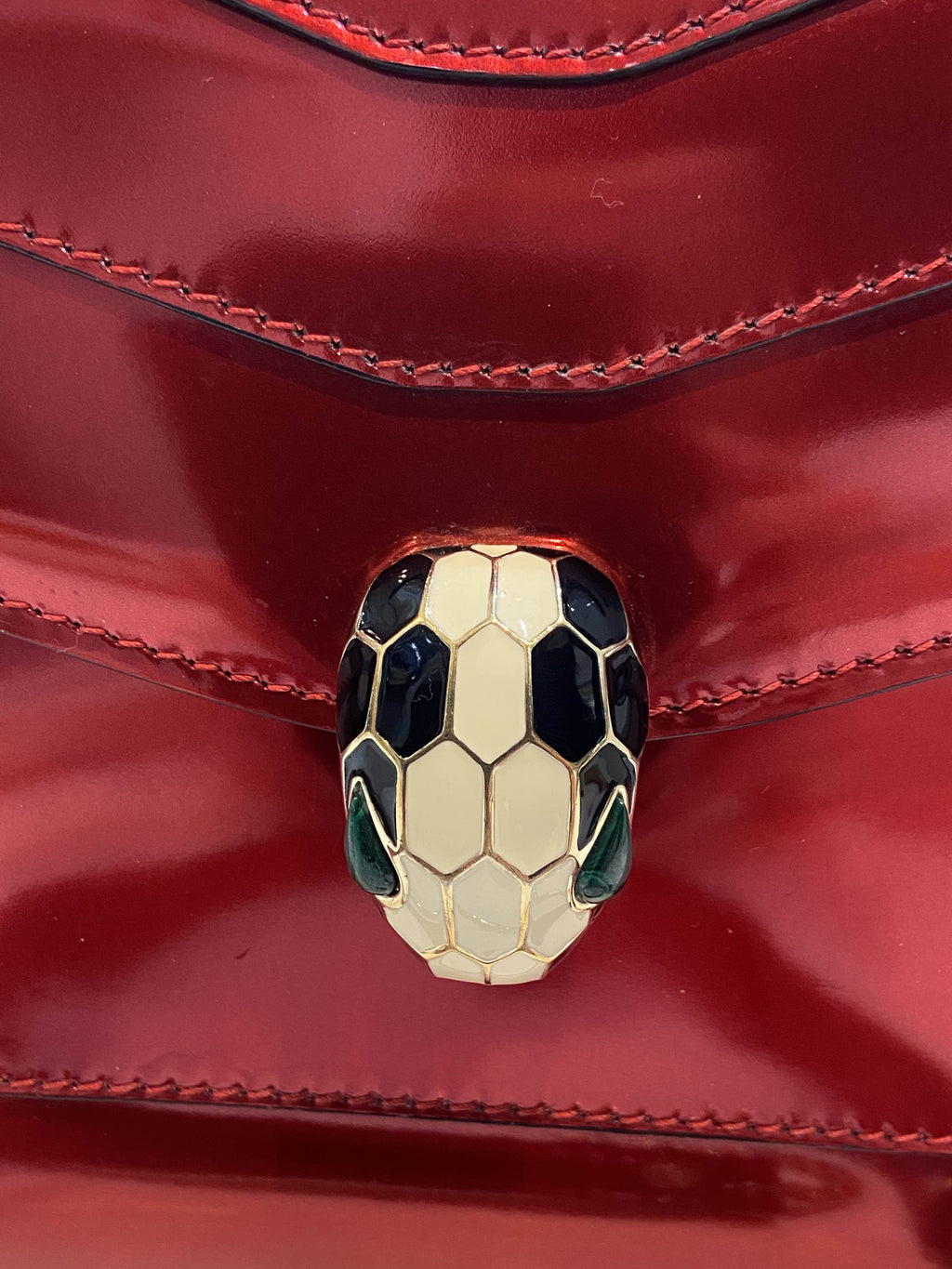 BVLGARI SERPENTINE FOREVER TOP HANDLE AND LONG STRAP BAG