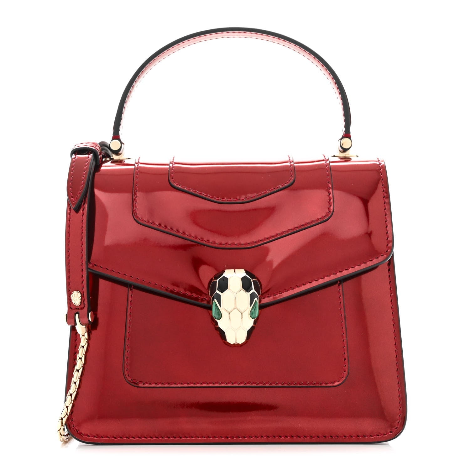 BVLGARI SERPENTINE FOREVER TOP HANDLE AND LONG STRAP BAG