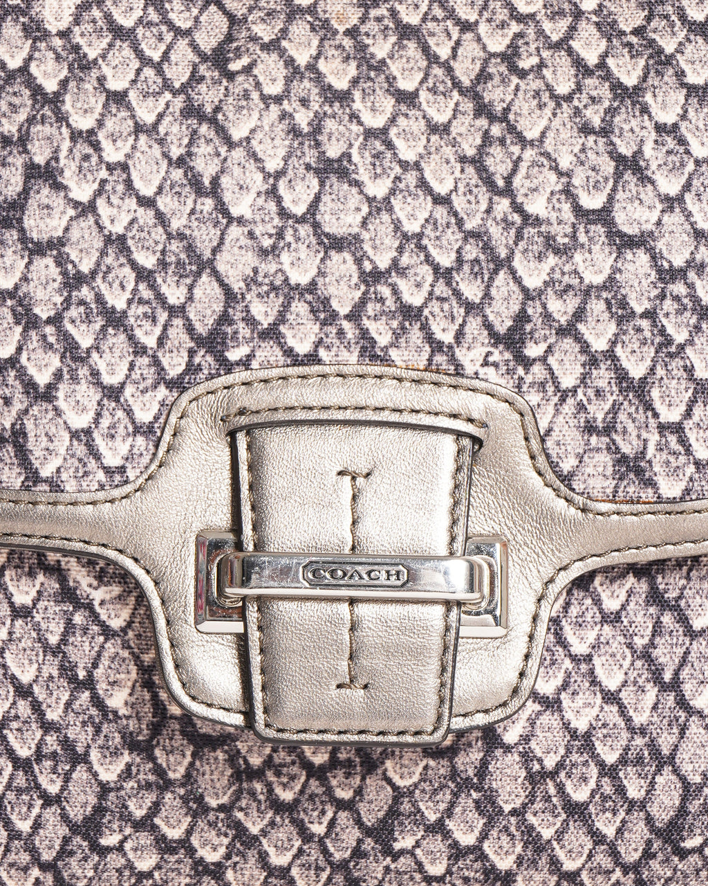 Coach taylor snake flap crossbody bag