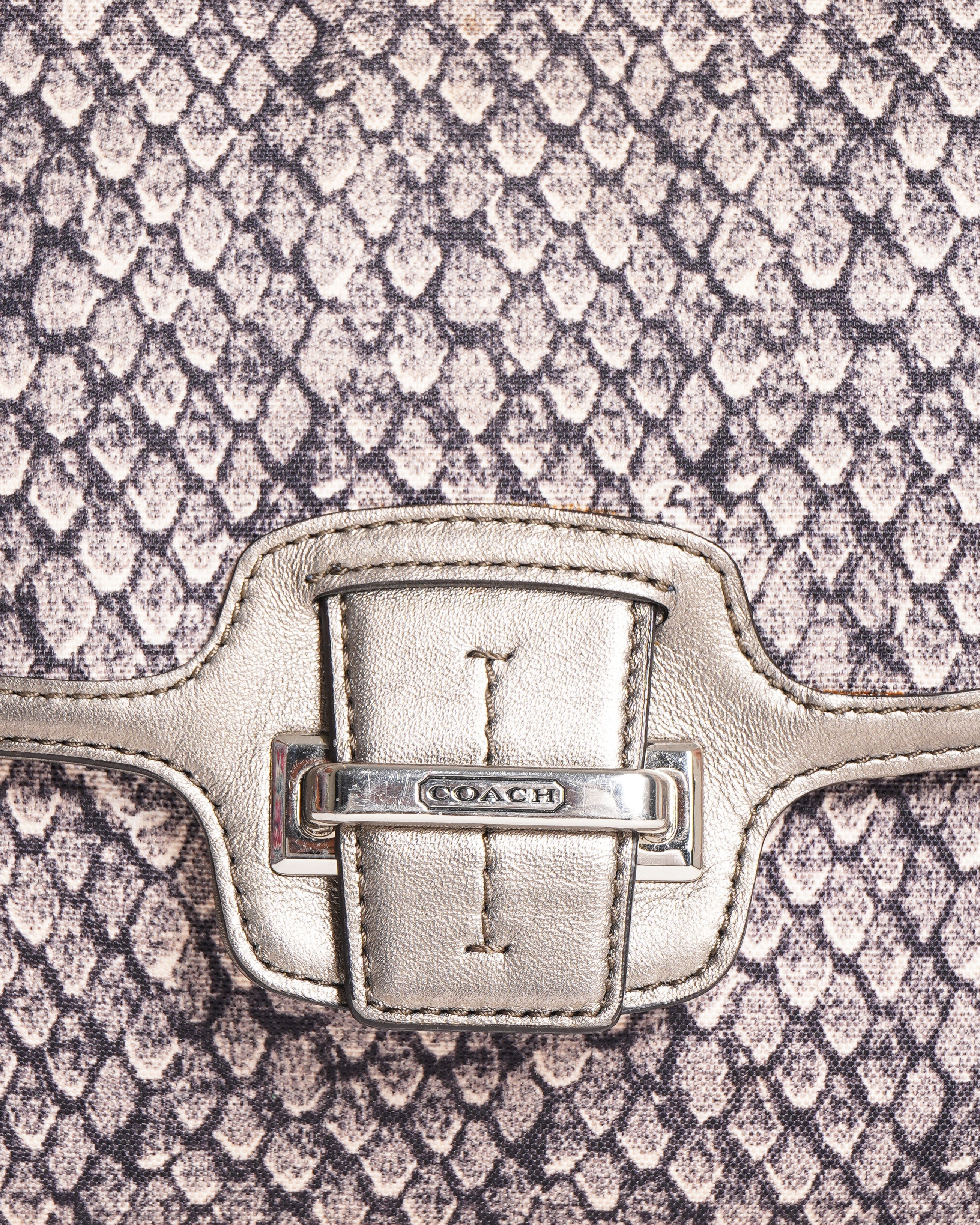 Coach taylor snake flap crossbody bag