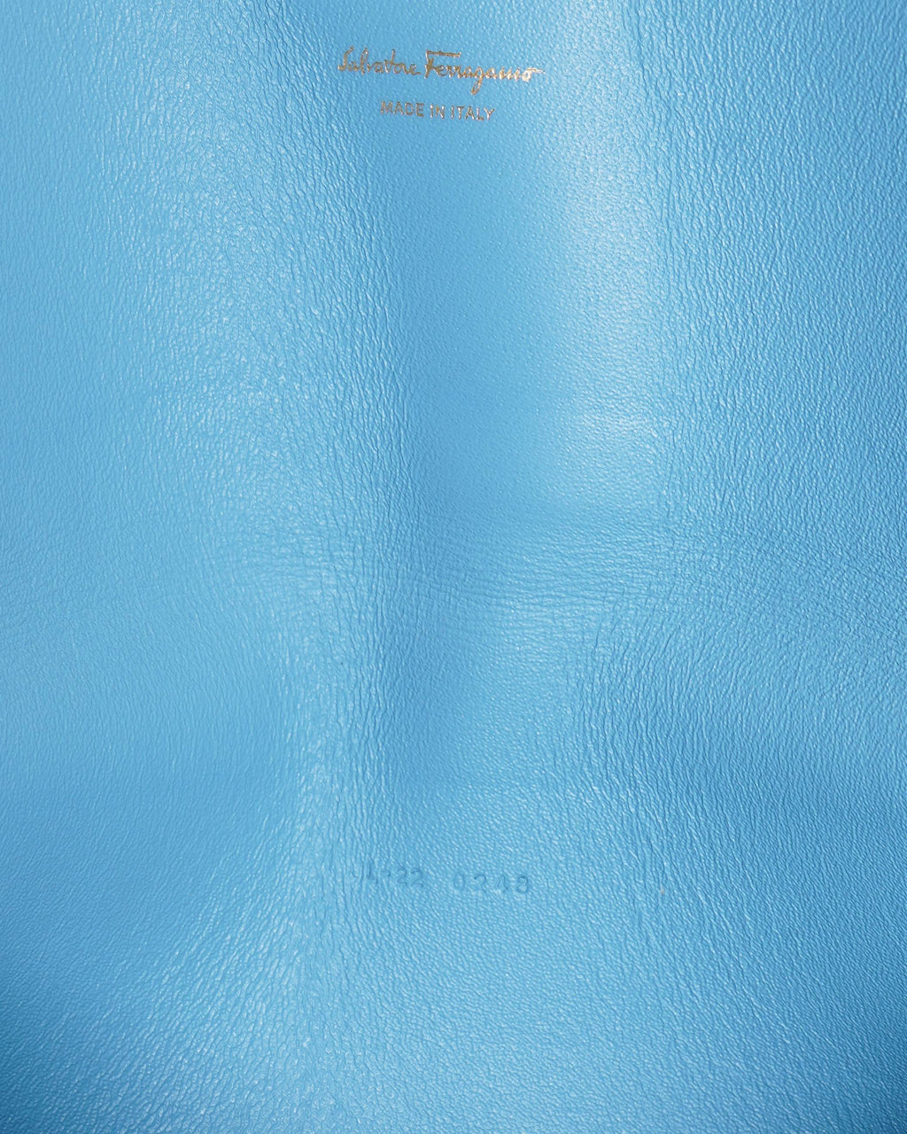 Salvatore Ferragamo Envelope Slip Purse In Blue