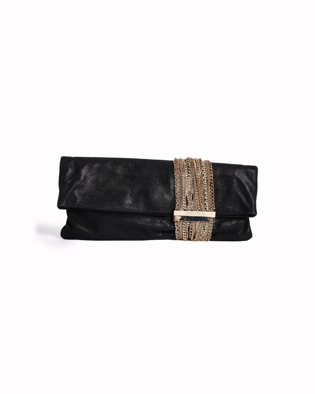 Jimmy Choo Chandra Suede clutch bag
