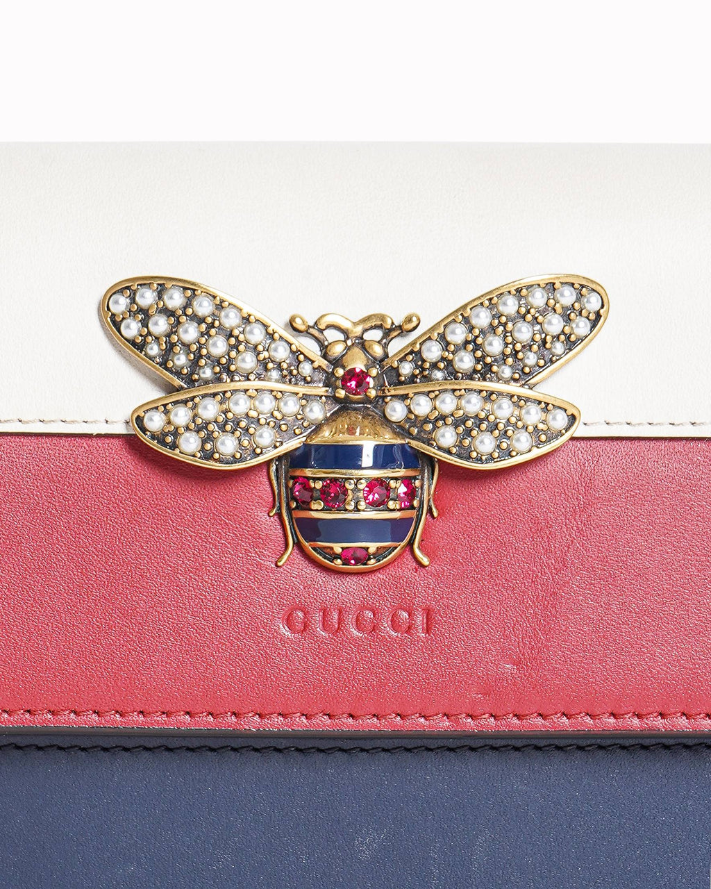 Gucci Multicolor Leather Queen Margaret Crossbody Bag