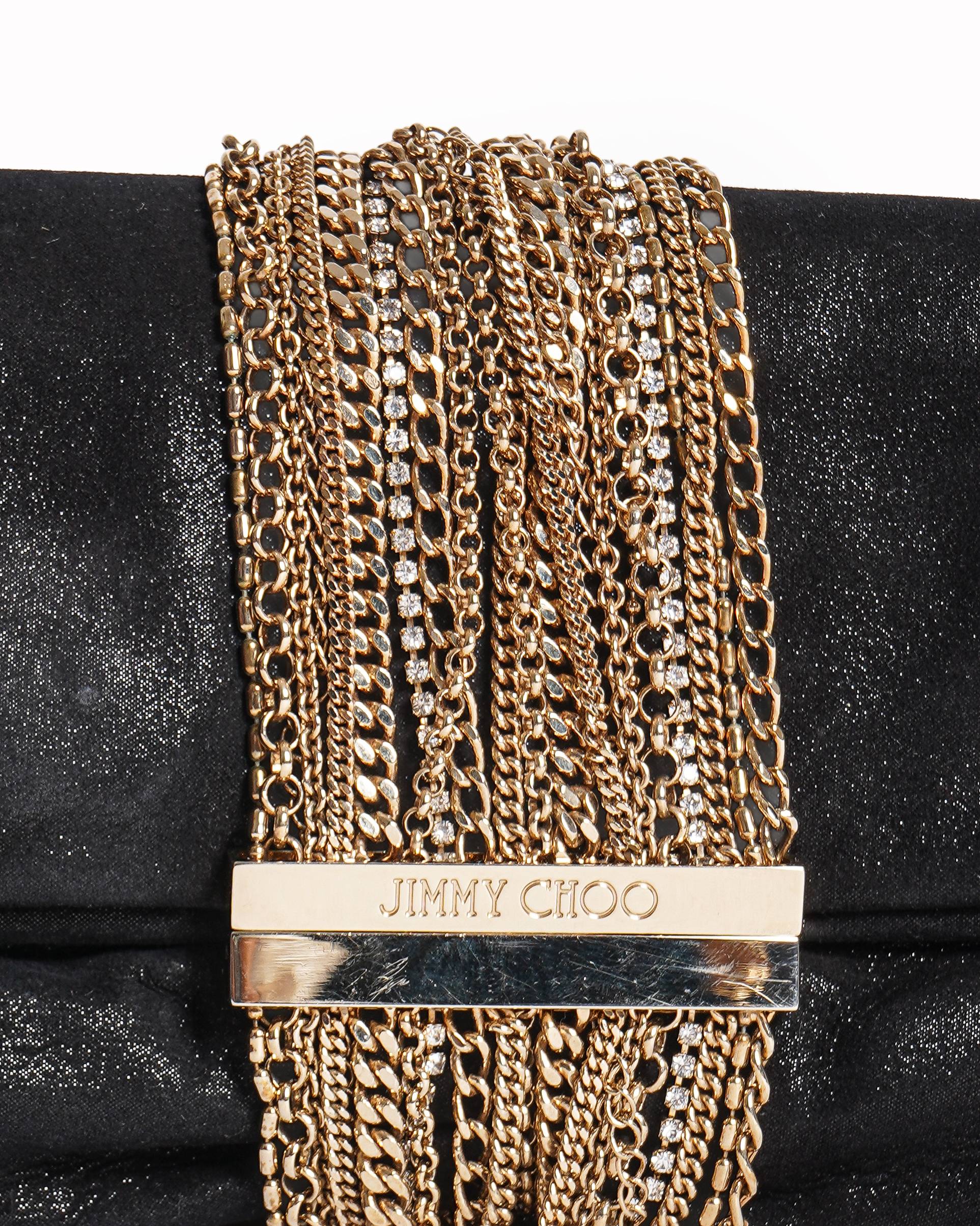 Jimmy Choo Chandra Suede clutch bag