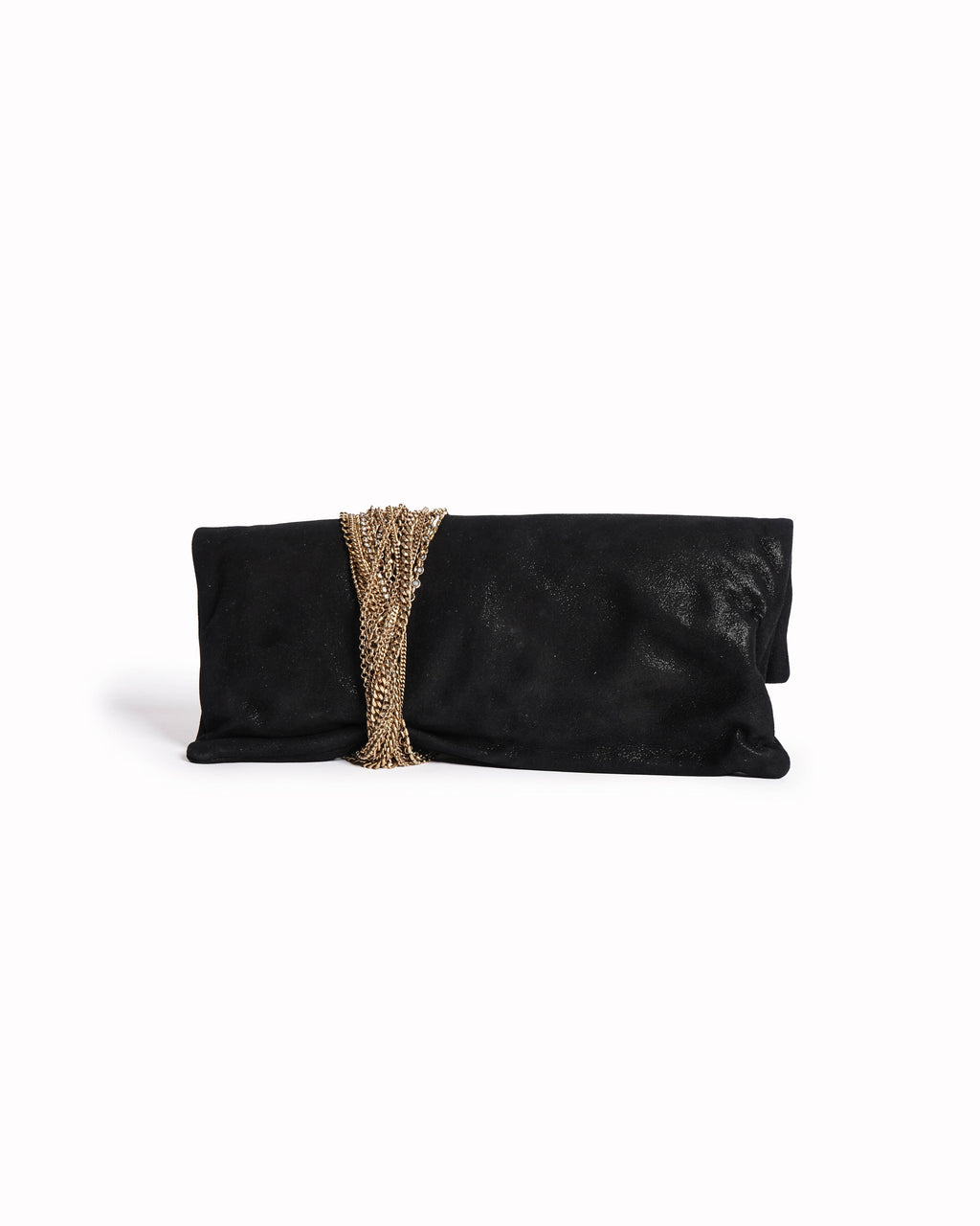 Jimmy Choo Chandra Suede clutch bag