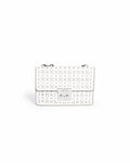 Michael Kors Saffiano Leather Crossbody Bag In White