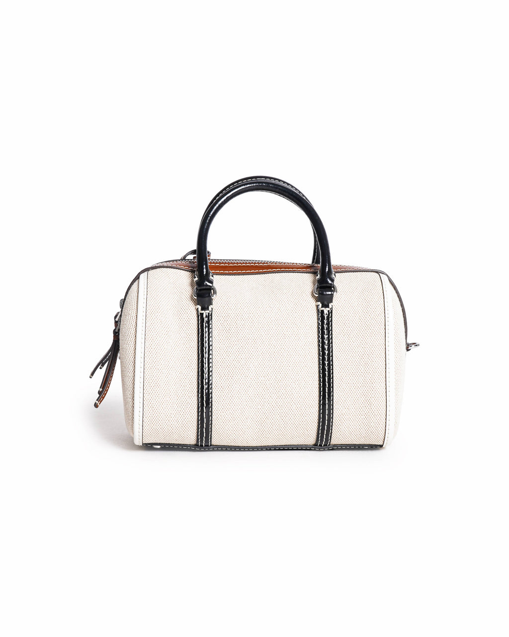 Tory Burch Thea Mini Canvas and Leather Satchel