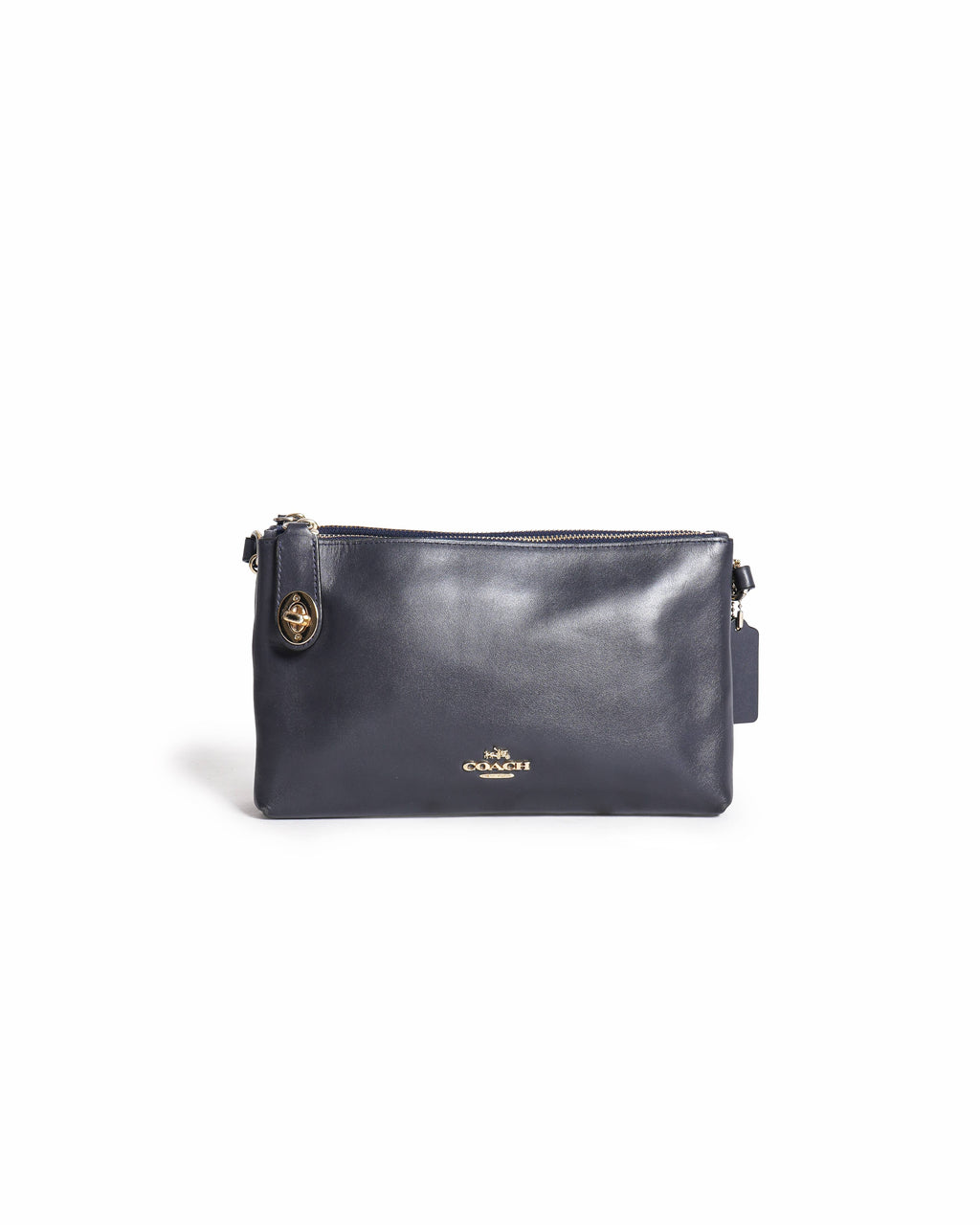 Coach Women's Crossbody Double Zip Leather Bag