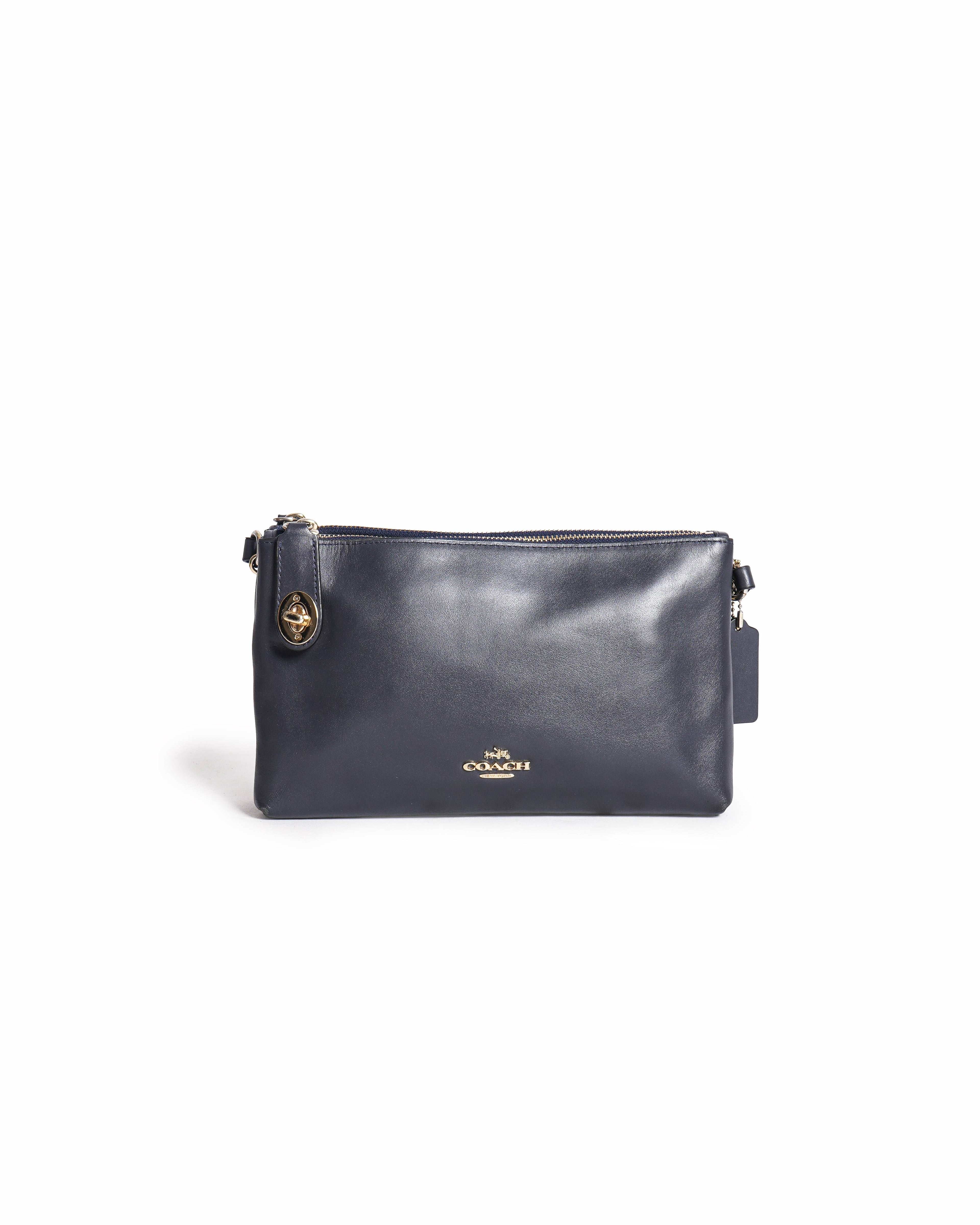 Coach Women's Crossbody Double Zip Leather Bag