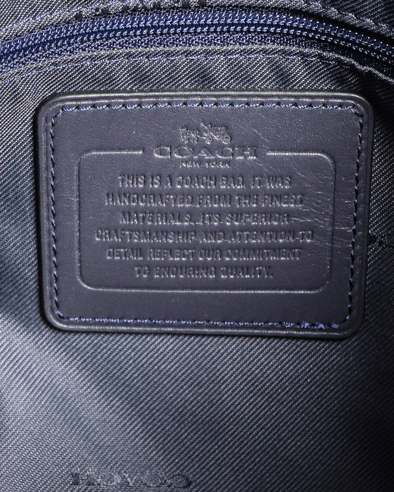 Coach Women's Crossbody Double Zip Leather Bag
