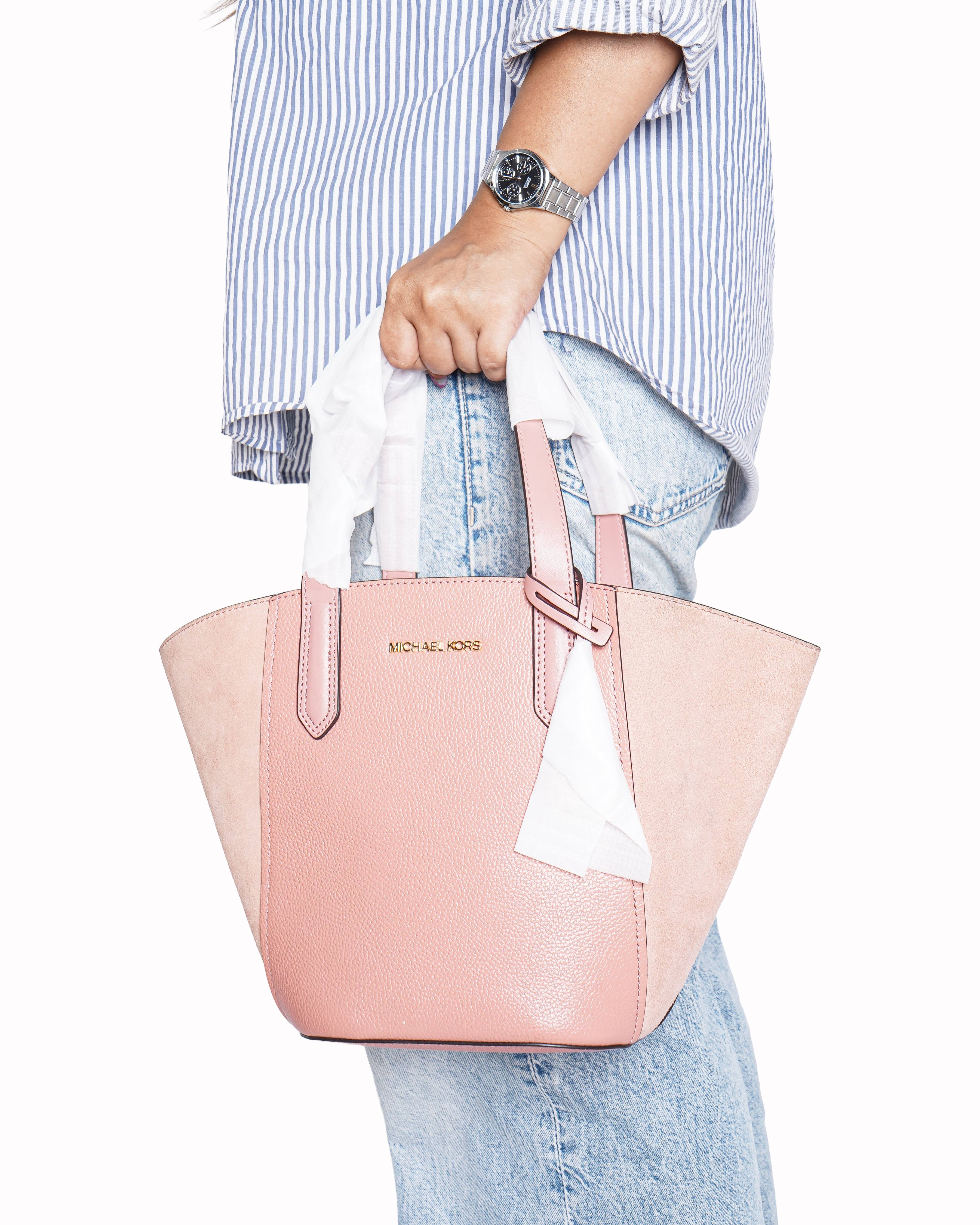 Michael Kors Portia Small Bucket Leather Bag