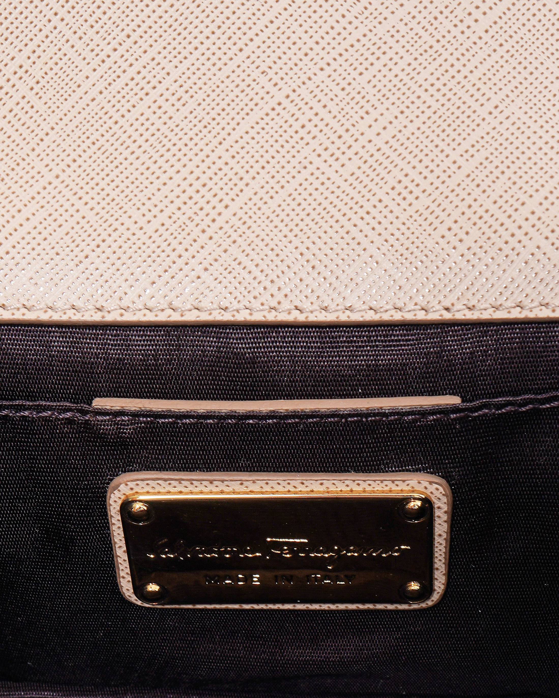 Salvatore Ferragamo Mini Ginny Leather Crossbody Bag