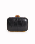 Gucci Snake Skin Bamboo Clutch