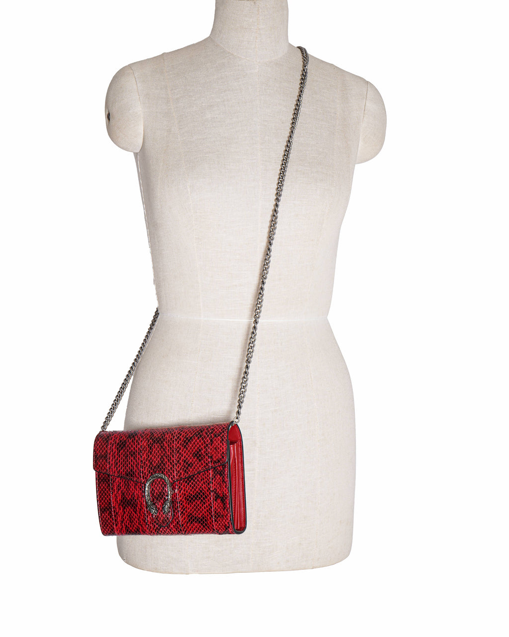 Gucci Dionysus Super Small Snakeskin Shoulder Bag