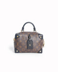 Louis Vuitton Monogram Canvas and Leather Petite Malle Souple Bag