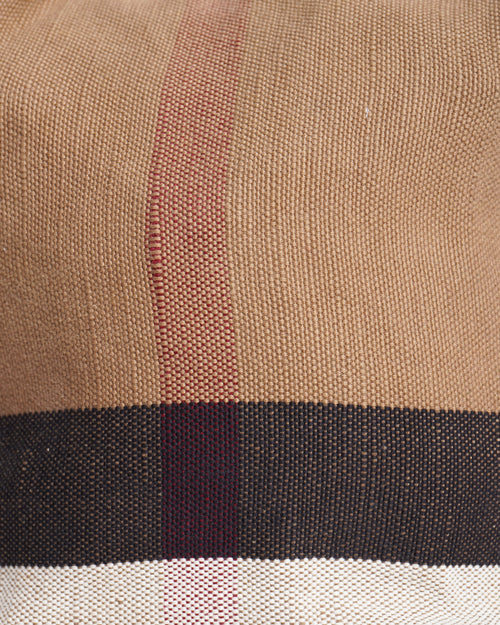 Burberry Multicolor Exploded Check Canvas and Leather MiniAshby Tassel Crossbody Bag
