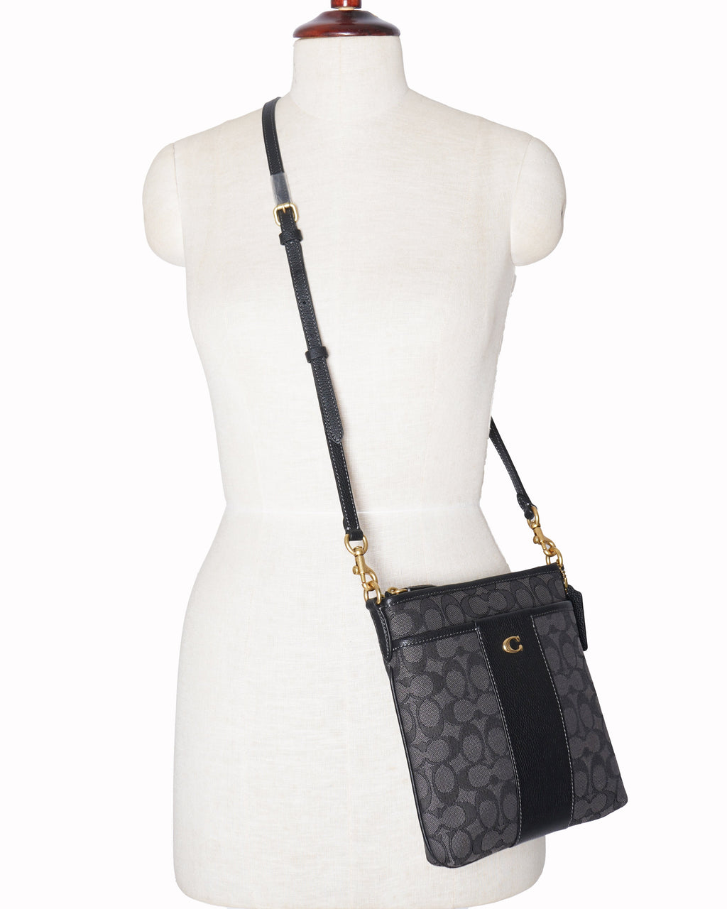 Coach Monogram Messenger Crossbody Bag