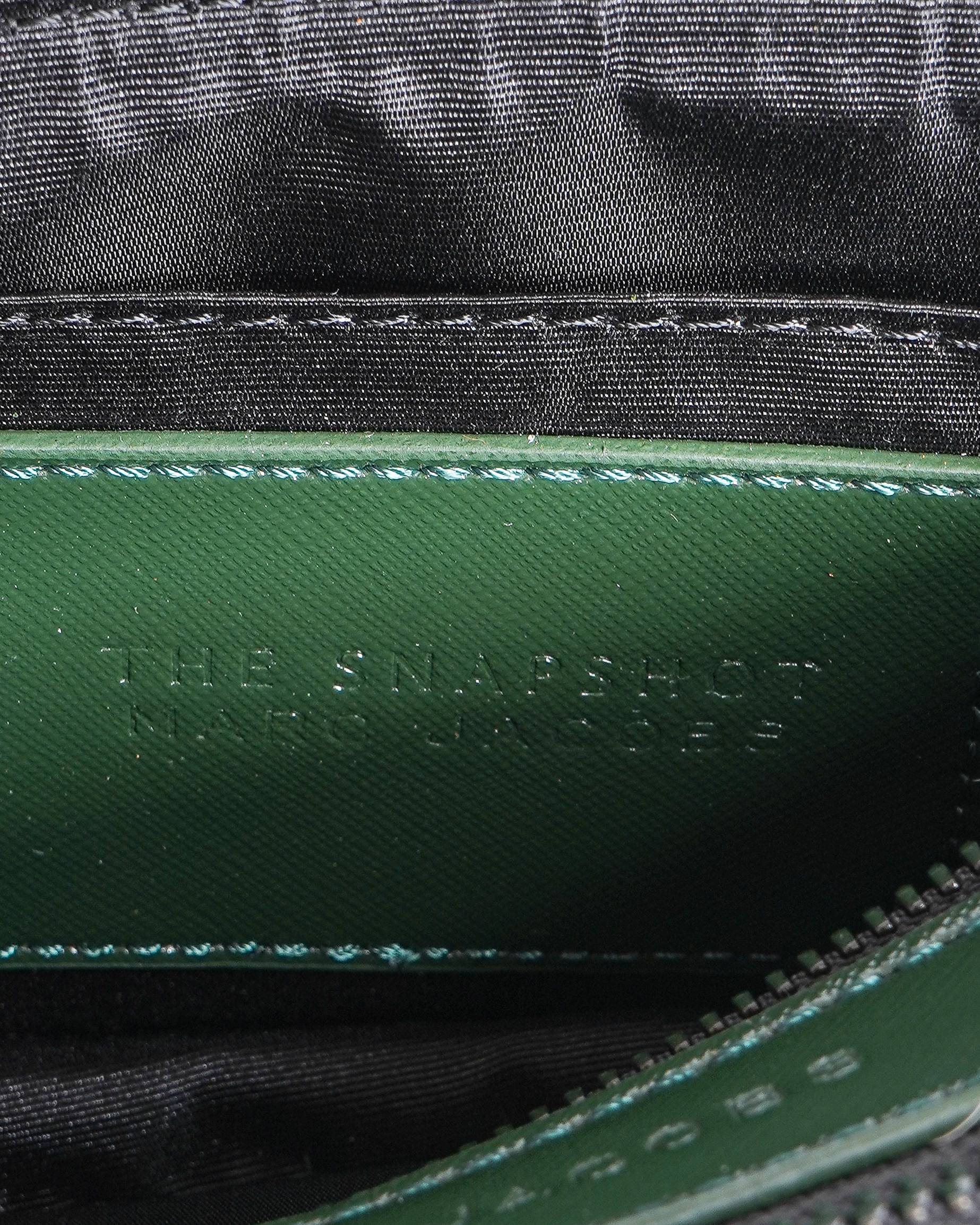 Marc Jacob The Snapshot Dark Green Crossbody Bag