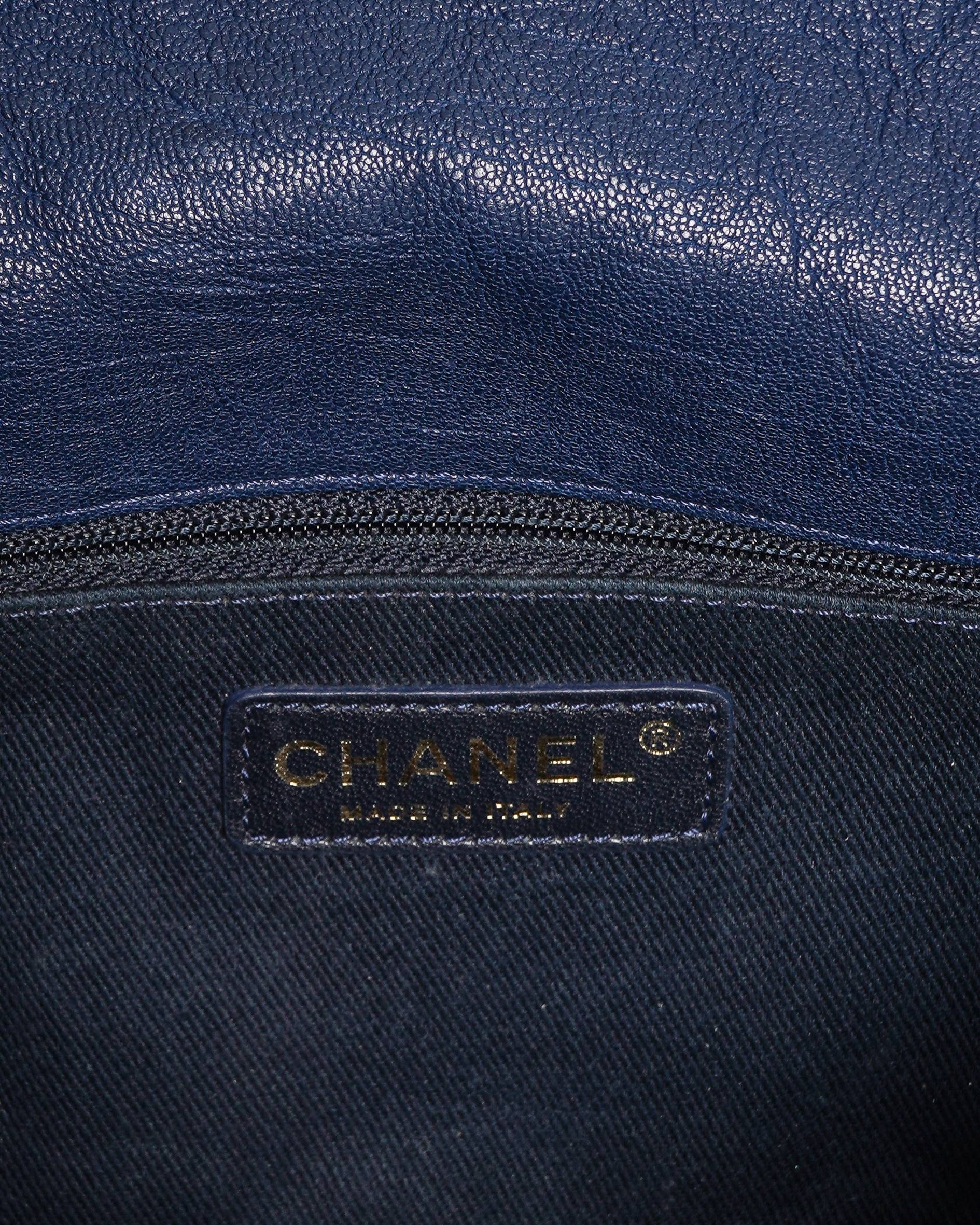 Chanel Chevron Timeless Classique Leather Crossbody Bag