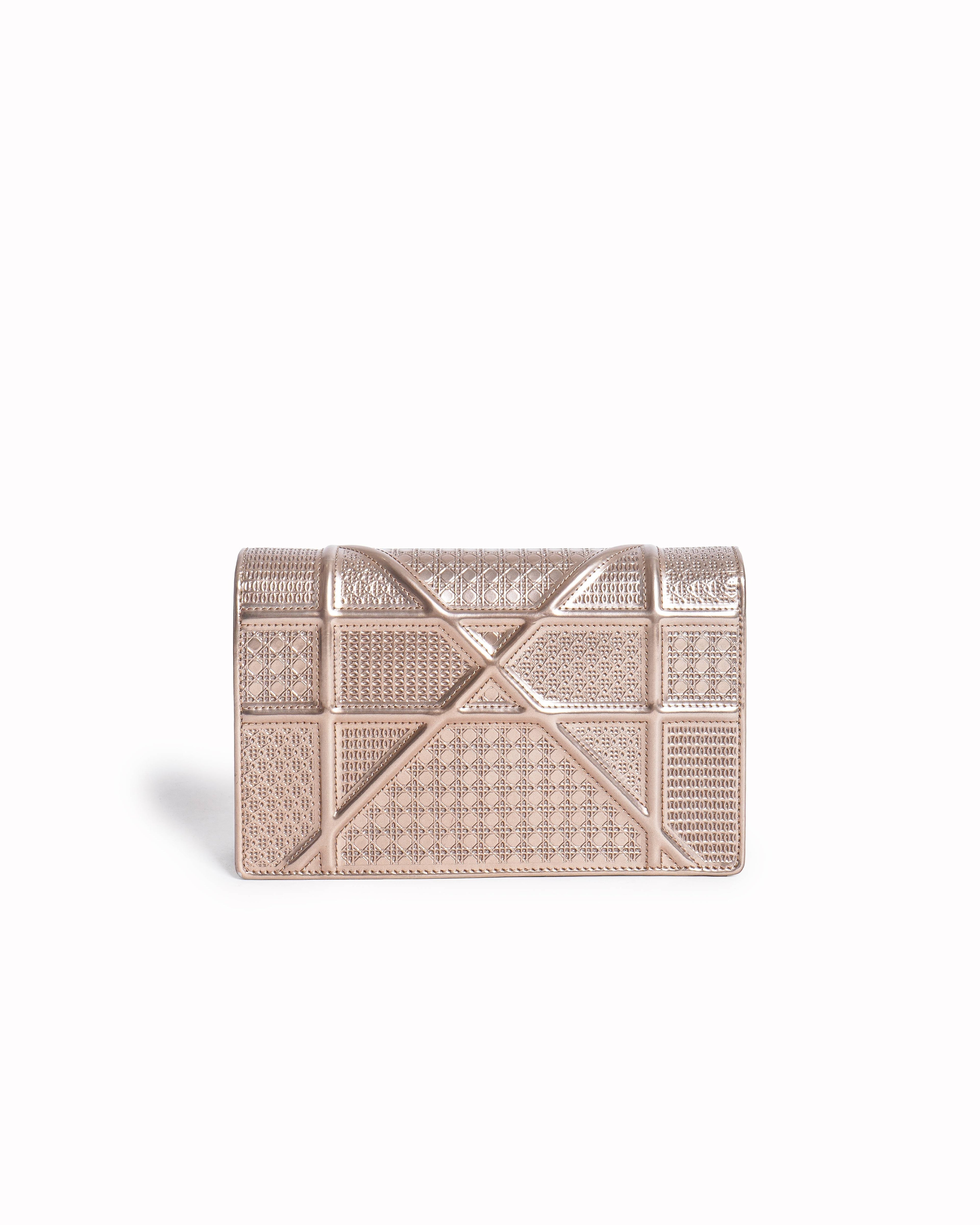 Chriatian Dior Small Leather Diorama Shoulder Bag