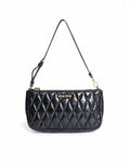 Miu Miu Quilted Mini Shoulder Bag In Black