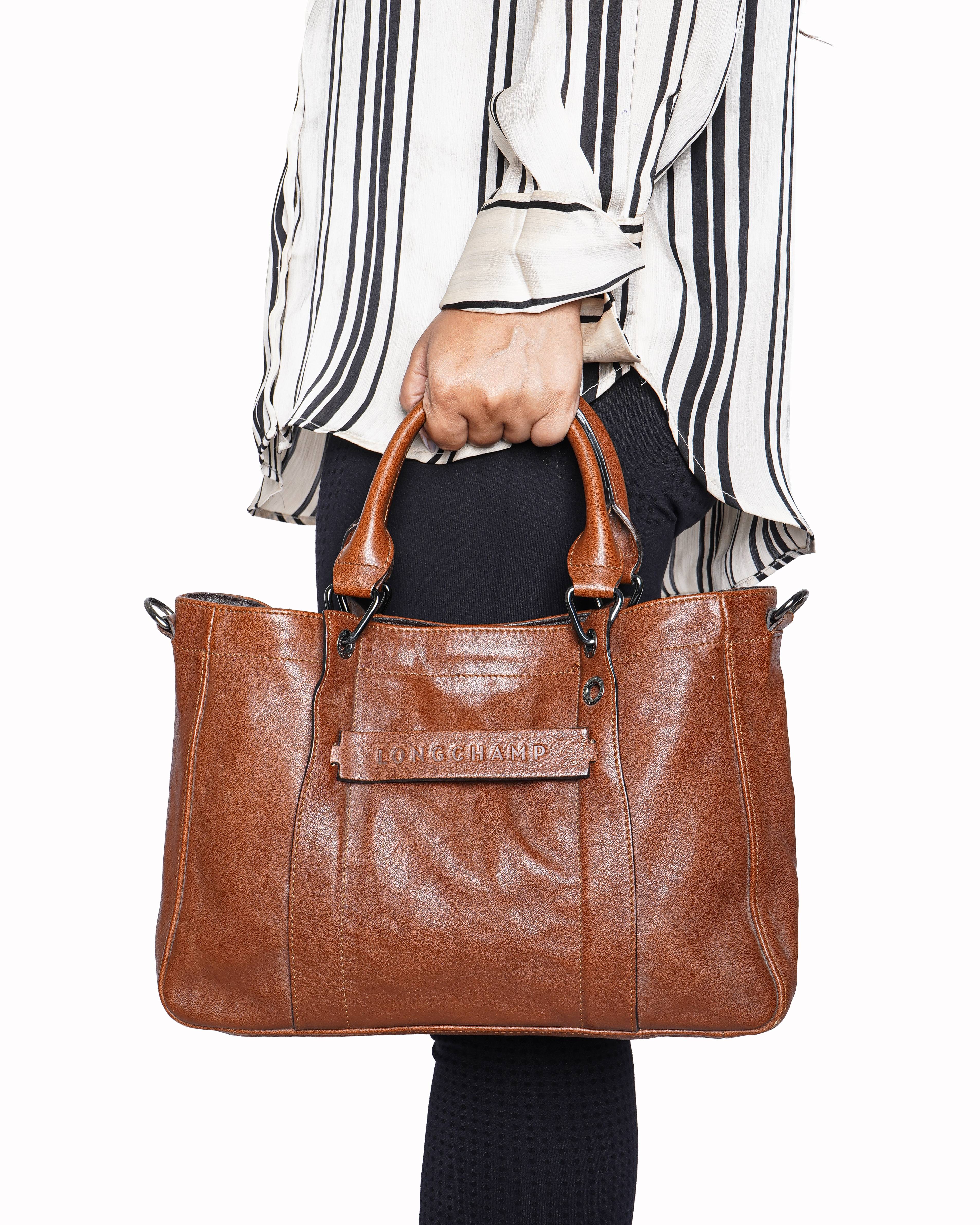 Longchamp 3D leather crossbody bag