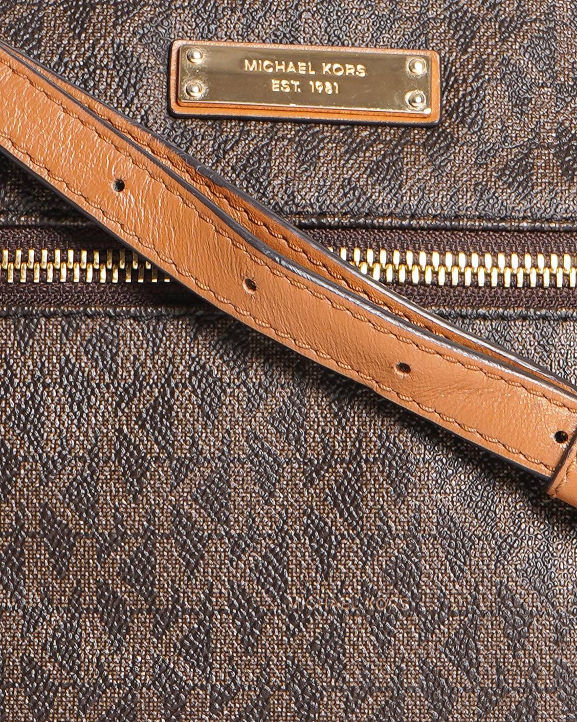 Michael Kors  Brown Textured Sling bag