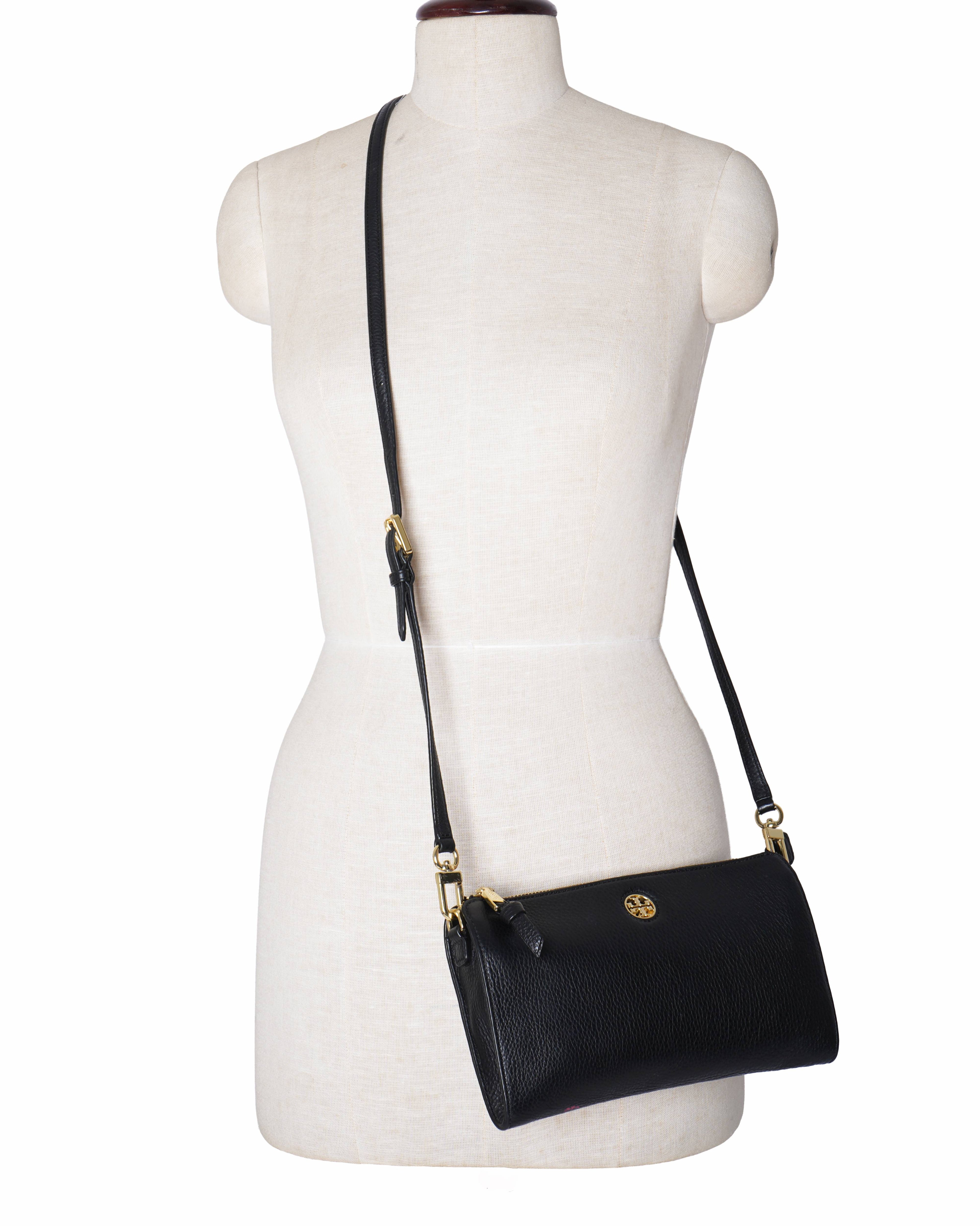 Tory Burch Pebbled Leather Crossbody Bag